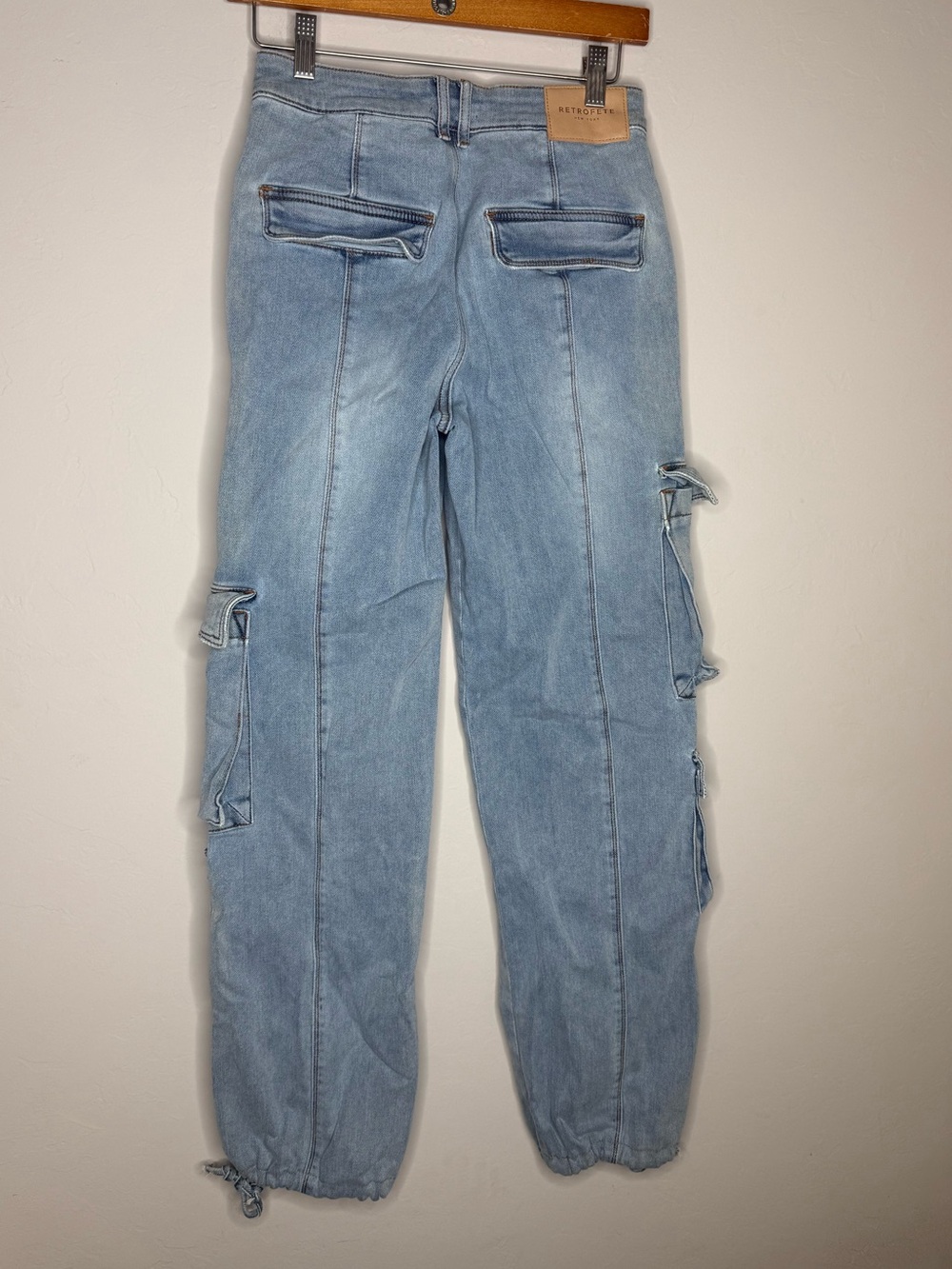 Retrofete Alejandra Cargo Jean Size 24 - Picture 6 of 7